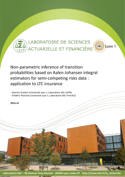 Non-parametric inference of transition probabilities