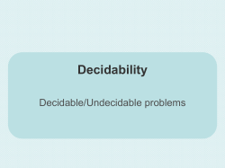 Decidability