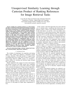 Unsupervised Similarity Learning through Cartesian Product of