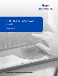 1500 Claim Submission Guide