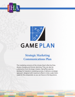 Strategic Marketing Communications Plan