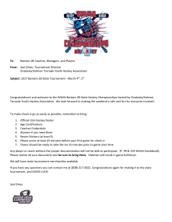 Bantam 2B Coaches, Managers, and Players From