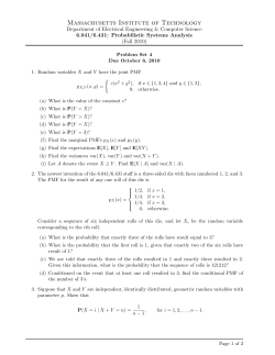 Problem set 4  - MIT OpenCourseWare