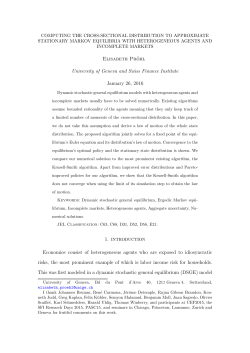 Computing the Cross-Sectional Distribution to