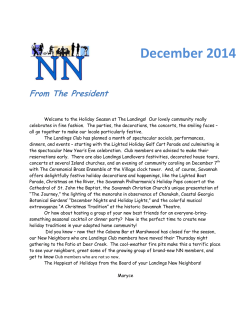 December 2014 - The Landings New Neighbors