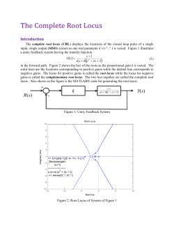 Complete Root Locus Word 2003