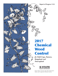 SRP1132 2017 Chemical Weed Control for Field