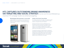 HTC Captures Outstanding Brand Awareness via Targeting
