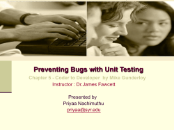 Unit Testing