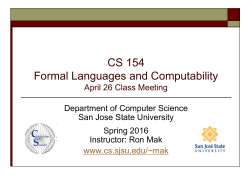 CS 235: User Interface Design - Department of Computer Science