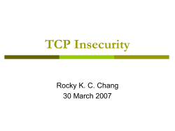 TCP security