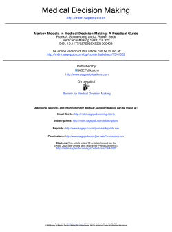Medical Decision Making