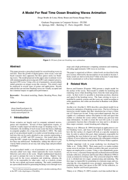 A Model for Real Time Ocean Breaking Waves Animation (PDF