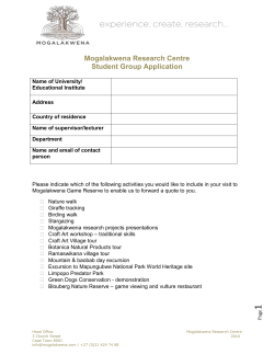 ApplicationForm_Group_2016 - Mogalakwena Research Centre
