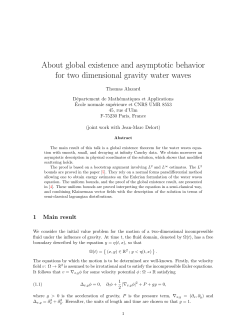 About global existence and asymptotic behavior