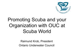Promoting Scuba and your Organization at Scuba World