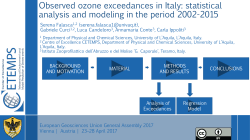 Standard for Ozone Averaging period Value (&micro;gm