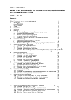 TR 14369 LISS - open-std