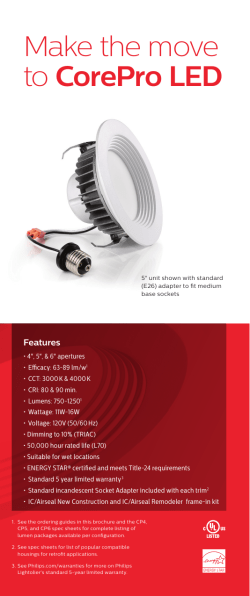 Make the move to CorePro LED