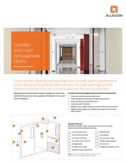 Government Solutions: Corridor and Main