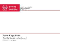 Network Algorithms