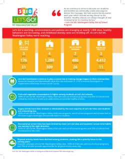 Let`s Go! is working&mdash;environments and policies are changing at