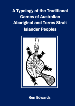 A Typology of the Traditional Games of Australian