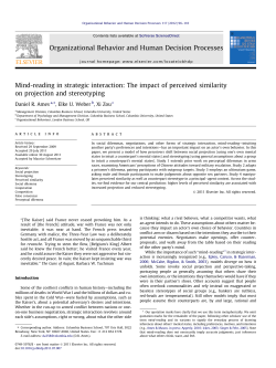 Mind-reading in strategic interaction