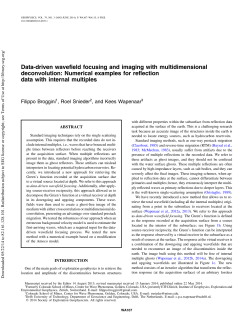 Data-driven wavefield focusing and imaging with
