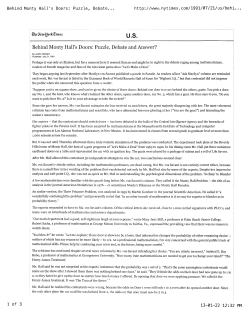 Behind Monty Hall`s Doors: Puzzle, Debate and Answer?