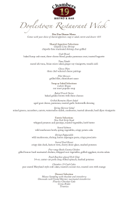 Rest Wk DinnerrMenu 2017 - Kiwanis Club of Central Bucks