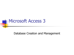 Microsoft Access 2