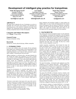 Proceedings Template - WORD