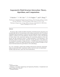 Isogeometric Fluid-Structure Interaction: Theory, Algorithms, and