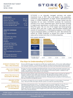 STOR February 2017 Corporate Presentation