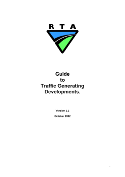 Guide to Traffic Generating Developments version 2.2