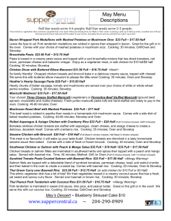 May - Supper Central