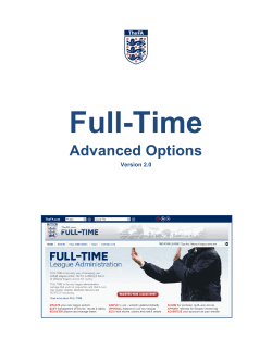Full-Time - Football Association