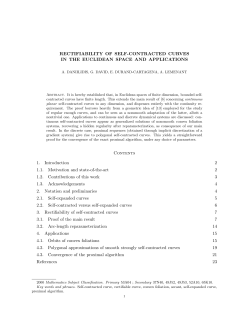 Rectifiability of self-contracted curves in the Euclidean space and