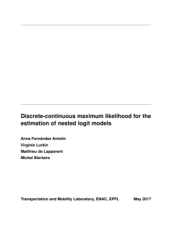 Discrete-continuous maximum likelihood for the estimation of nested