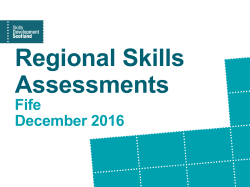 Skills Assessments - Skills Development Scotland