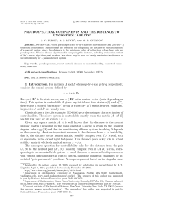 PSEUDOSPECTRAL COMPONENTS AND THE DISTANCE TO