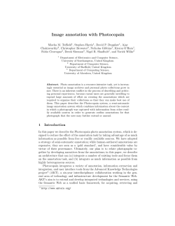Image annotation with Photocopain