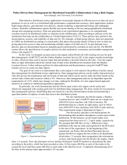 Policy-Driven Data Management for Distributed Scientific