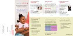 Call your primary care provider today! Need a free ride to your