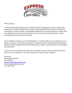 Hello Coaches: I wanted to take this opportunity to thank you all for