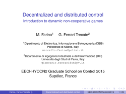 Introduction to dynamic non-cooperative games