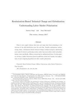 Routinization-Biased Technical Change and