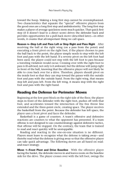 Reading the Defense for Perimeter Moves
