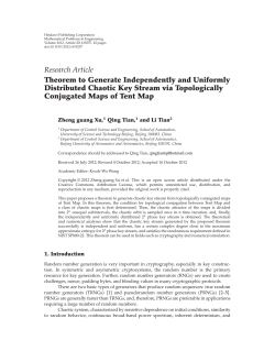 Theorem to Generate Independently and Uniformly Distributed